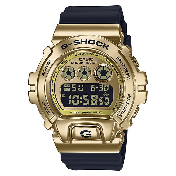 CASIO卡西歐 G-SHOCK GM-6900 25周年 GM-6900G-9(GM-6900G-9DR)金屬防水手錶