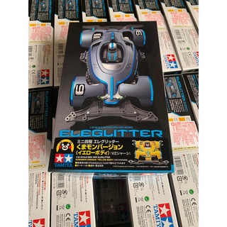 出清價 18100-110 田宮四驅車 ELEGLITTER 熊本熊 黃色車殼限定(VZ底盤）
