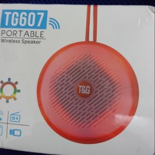 全新TG607無線藍牙音響 便攜式手提插卡 FM收音 LED燈 喇叭 音箱 重低音炮 創意禮品 交換禮物