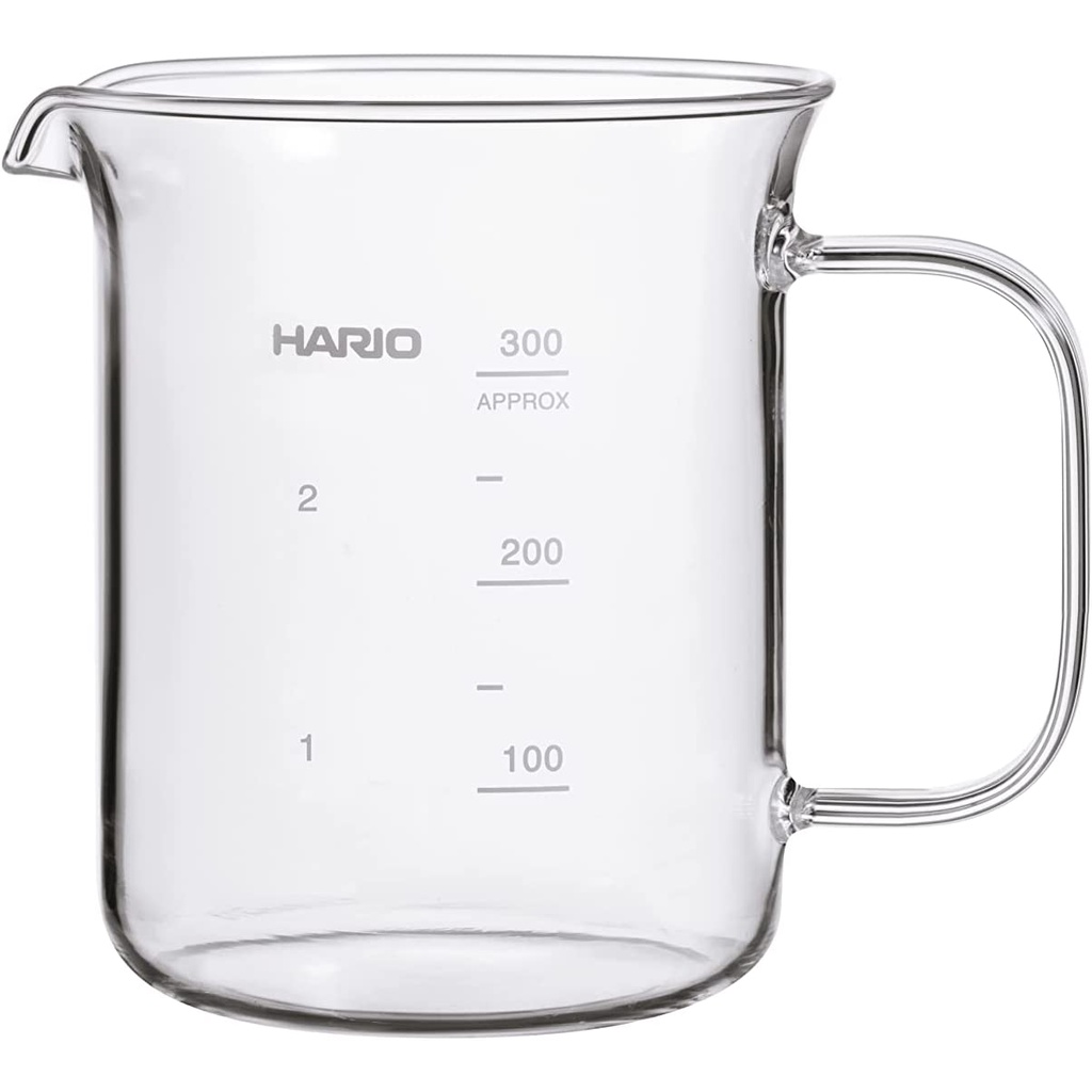 Hario 玻璃把手燒杯 量杯 300ml 日本製 10件組 (下標前請先聊聊)