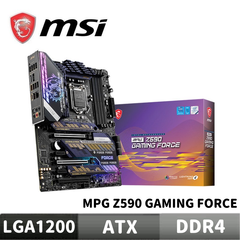 MSI 微星 MPG Z590 GAMING FORCE 主機版