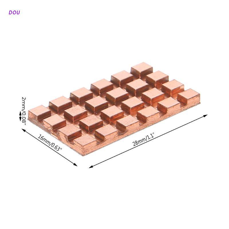 DOU BTSG 純銅散熱器迷你PCI-E接口散熱器無線網卡散熱器