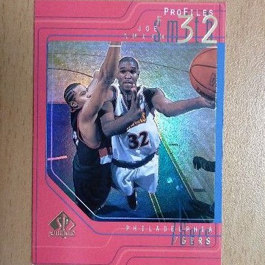 1997-98 SP Authentic Profile 費城76人隊 Joe Smith 特卡