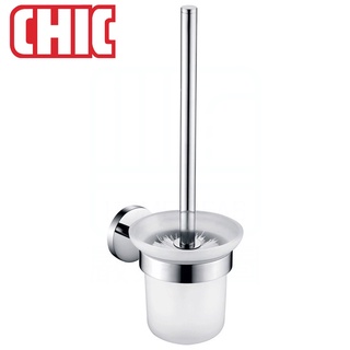 《CHIC 喜客》304不鏽鋼 馬桶刷架 175.0700 145.0700 原色鏡面拋光 強化玻璃杯 溫泉硫磺區適用