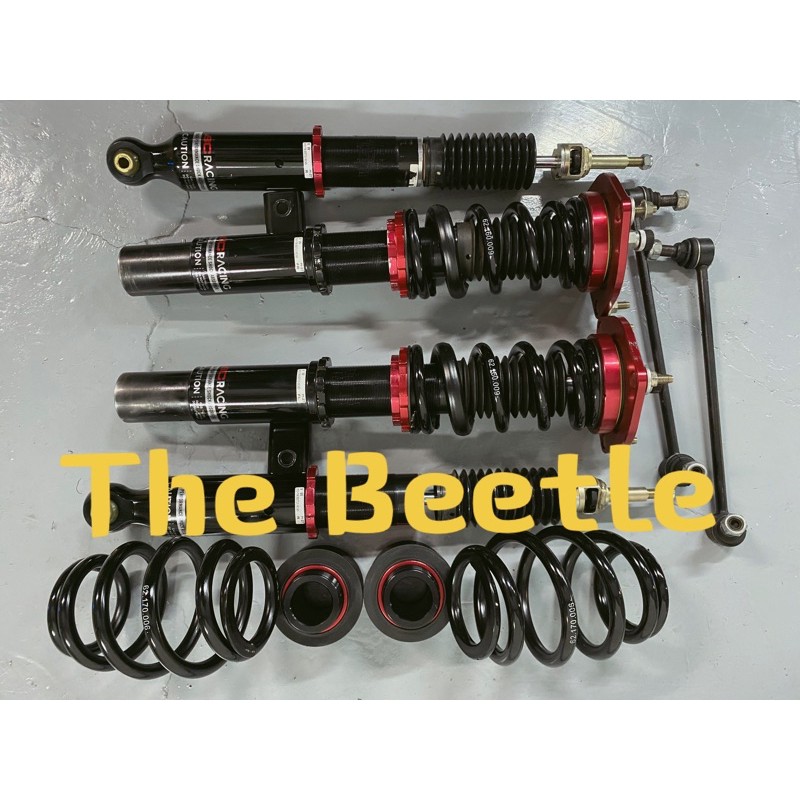 vw the beetle 金龜車 中古改裝高低軟硬可調避震器 Bc v1 保固六個月