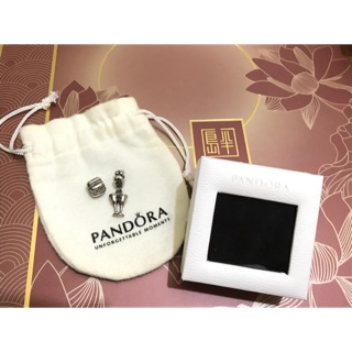 潘朵拉PANDORA 南瓜固定扣、愛心酒杯純銀墜飾
