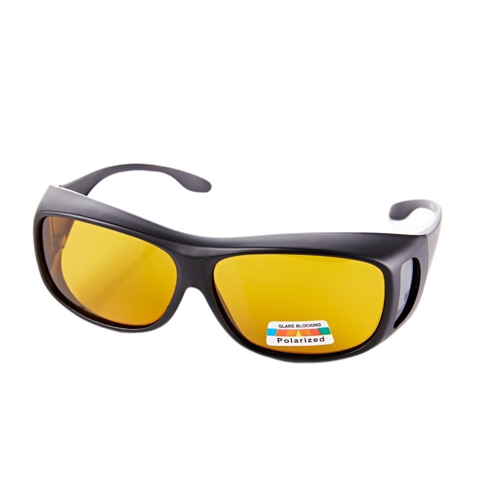 【Z-POLS】加大款頂級消光質感搭釣魚專用茶Polarized偏光抗UV400包覆式太陽眼鏡 有無近視皆可用