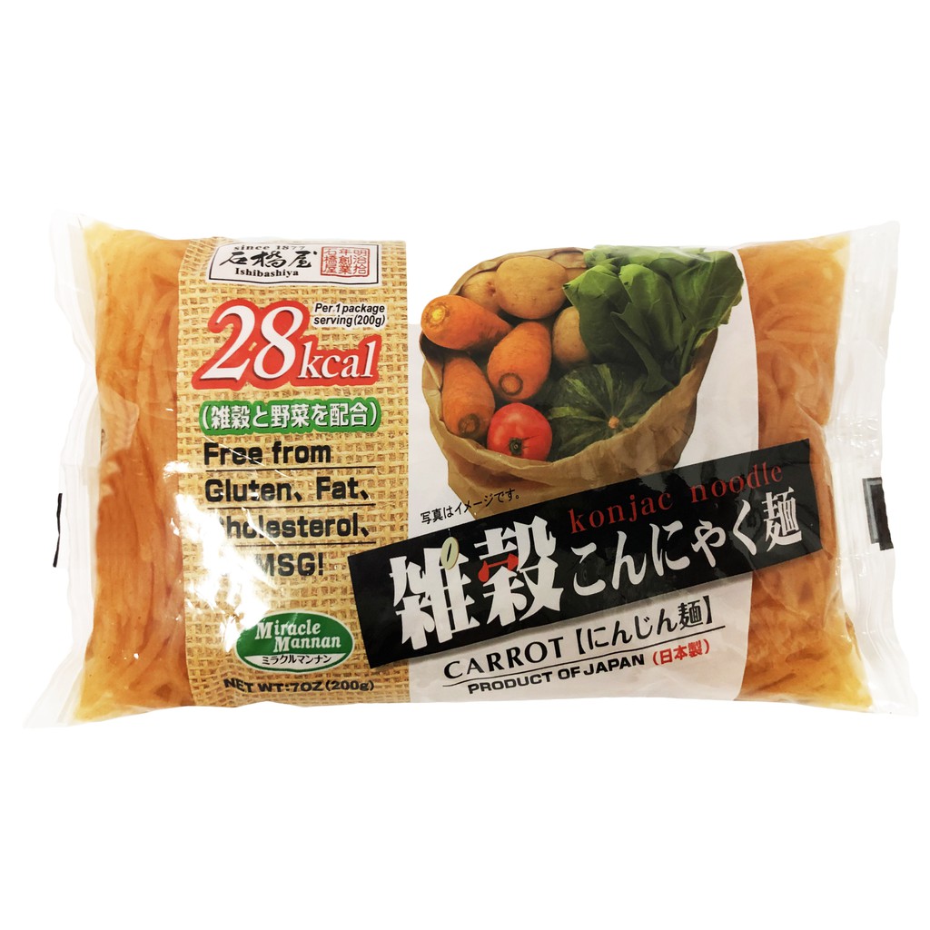 蒟蒻麵(胡蘿蔔風味)