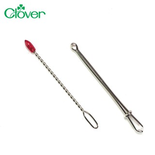 又敗家 日本Clover可樂牌快速穿帶器穿帶繩器2入組35-102穿繩器鬆緊帶穿帶夾穿針夾式穿線器穿鬆緊帶器穿線夾穿繩夾