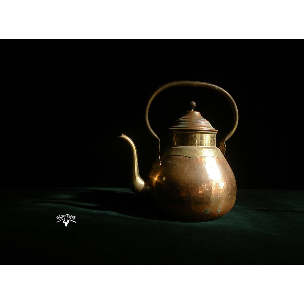 【老時光】早期歐洲手工搥目銅壺