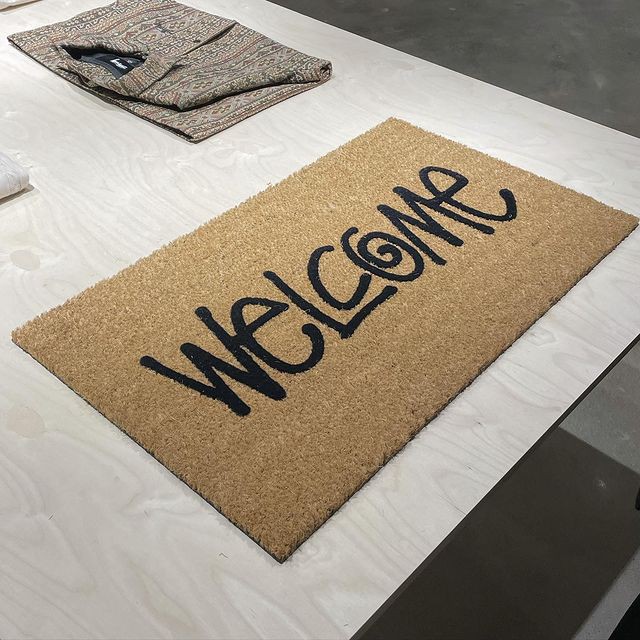 stussy welcome mat