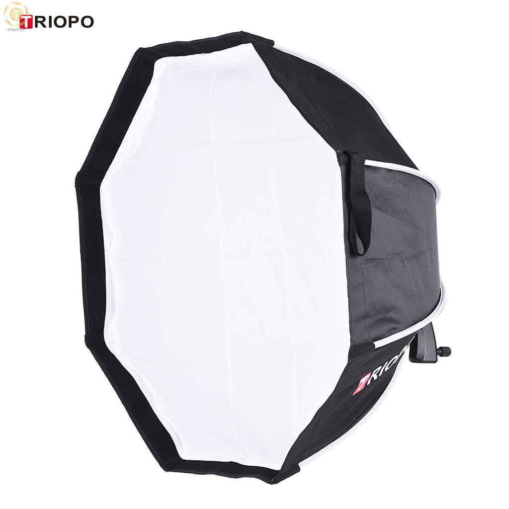 12 小時內運用 Triopo 65cm 可折疊8 極八角形柔光箱 帶軟布手柄 用於godox Yongnuo 蝦皮購物