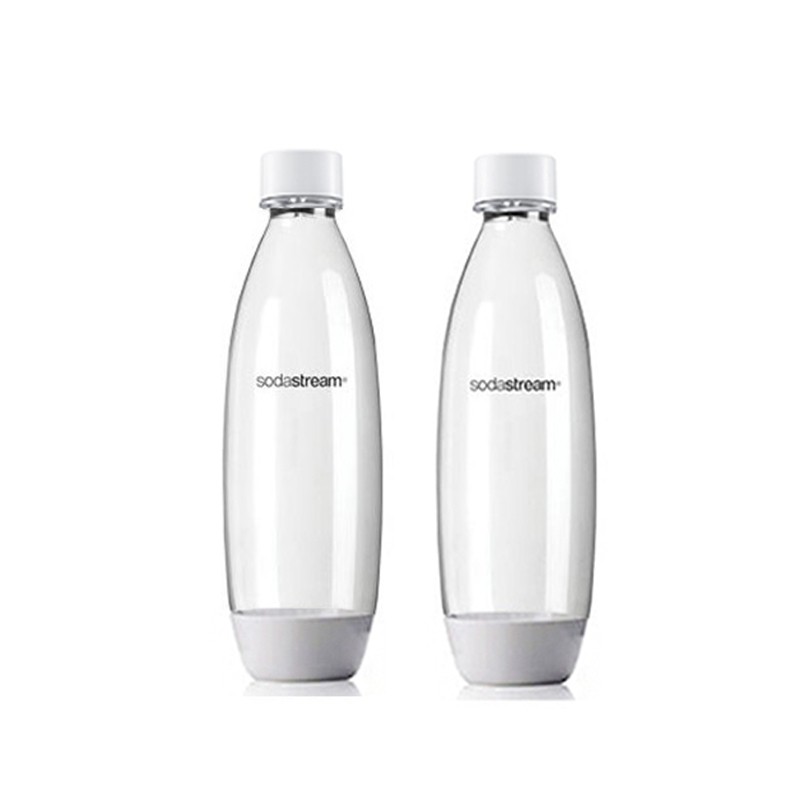 【OK運費半價★關注折10$】sodastream 專用 水瓶 1L 2入 白 防漏水 氣泡水 氣泡水機 氣泡水瓶