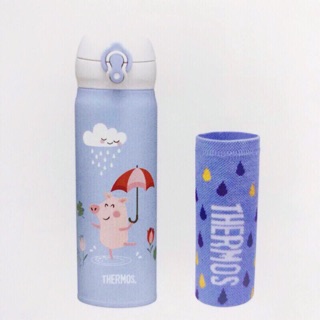 現貨免運❤️THERMOS膳魔師保溫杯豬年限定版500ml 送杯套 真空保溫杯 超輕彈蓋