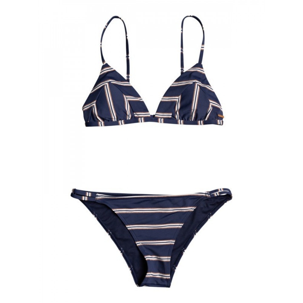 ROXY - MOONLIGHT SPLASH TRI SET 比基尼 海軍藍 女泳衣 女泳裝