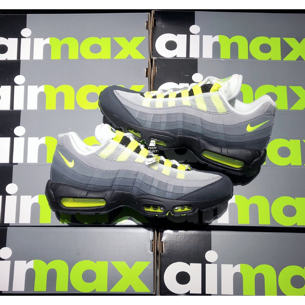 【逢甲 FUZZY】Nike Air Max 95 OG Neon 2020版 灰黑綠 漸變 CT1689-001
