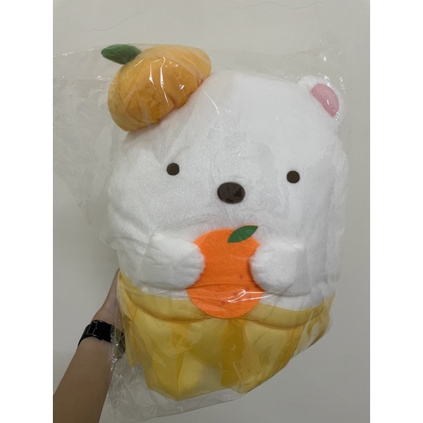 日本 三麗鷗 Sanrio 角落生物 橘子造型服裝 白熊 一番賞 A賞 娃娃