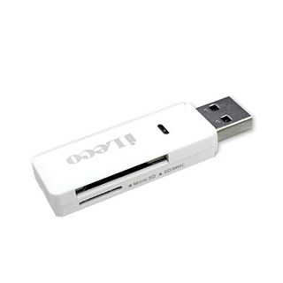 iLeco USB 3.0多功能讀卡機(SD+TF雙卡槽)(CRU3-7008B)-CR327