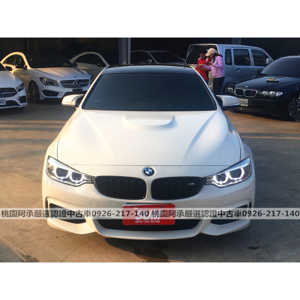 【FB搜尋桃園阿承】寶馬 超人氣428I跑7萬 2013年 2.0CC 白色 二手車 中古車