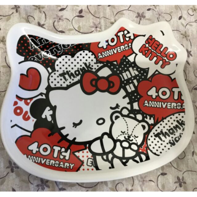 HELLO KITTY 40週年經典造型瓷盤