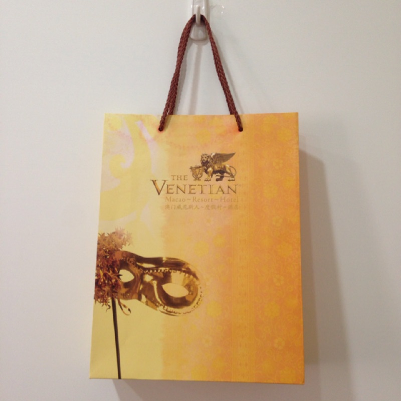 澳門威尼斯人度假村酒店/THE VENETIAN/Macao~Resort~Hotel /手提帶/紙袋/精品袋/購物袋/