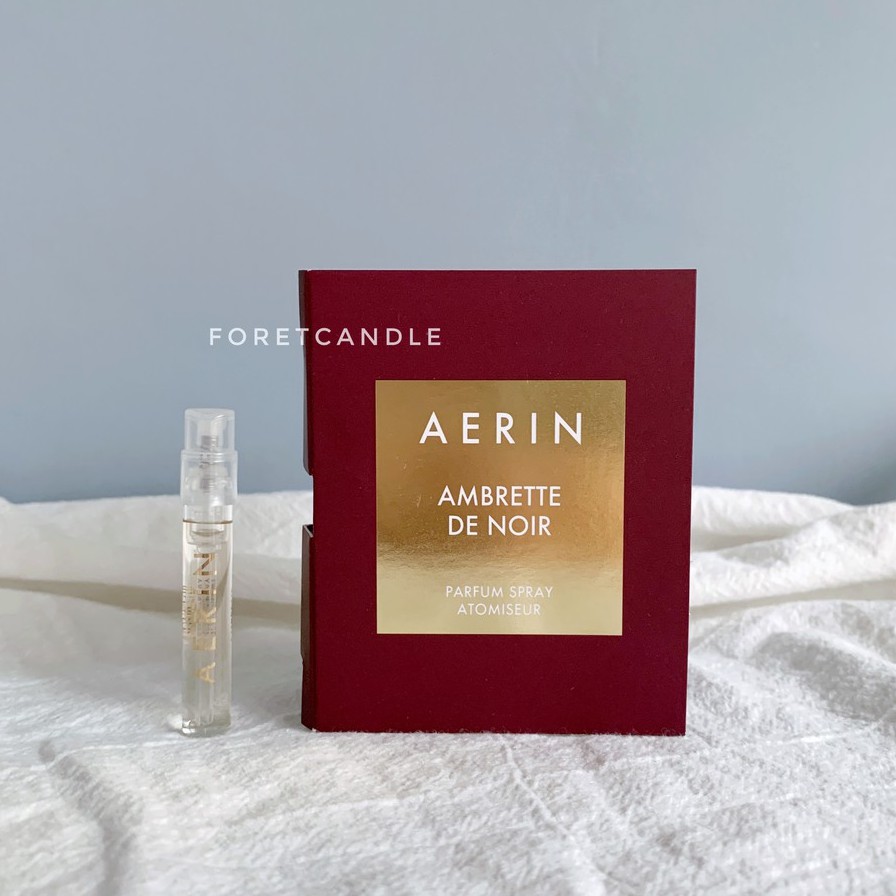 【蠟燭森林】AERIN 艾琳珍藏系列 Ambrette de Noir 黑色安布雷特 女香 試管小香 針管香水 香精