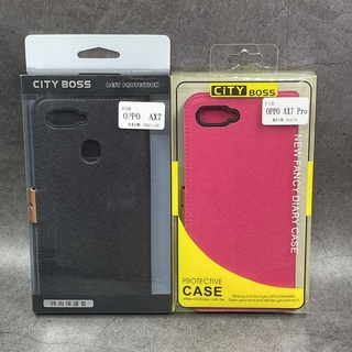 City boss OPPO AX7 Pro 手機保護套 側掀皮套 保護套 斜立支架保護殼 有磁扣 可放卡片