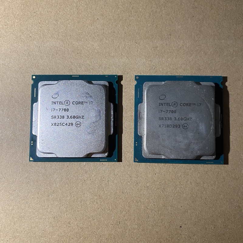Intel Core i7-7700 4C8T 4.2G 附散熱膏