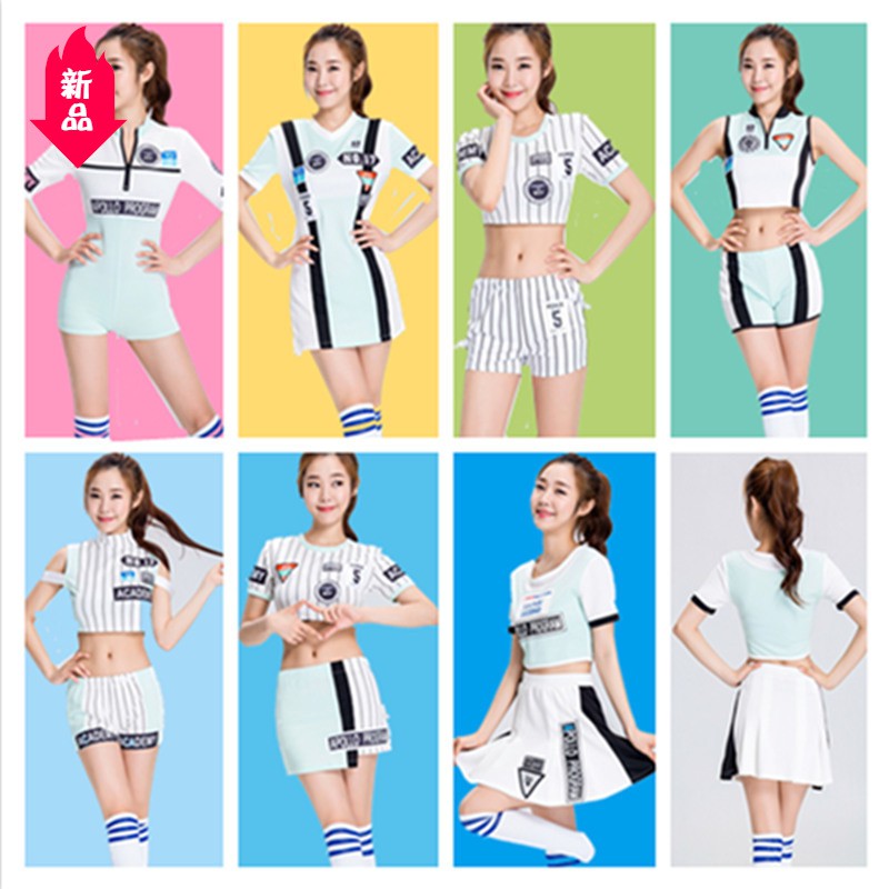 實拍twice明星款團體啦啦隊服裝酒吧ds演出服拉拉隊舞蹈表演服 蝦皮購物