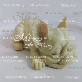 麋路花巷☆大隻鬥牛犬慕斯模。鉑金模具翻糖頂級模具翻模模翻模矽膠模巧克力模