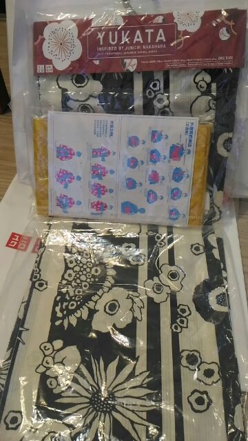 Uniqlo 正版和服 浴衣中原淳一yukata 日本15絕版經典款特價京都散步台南面交三千院北野天滿宮 蝦皮購物