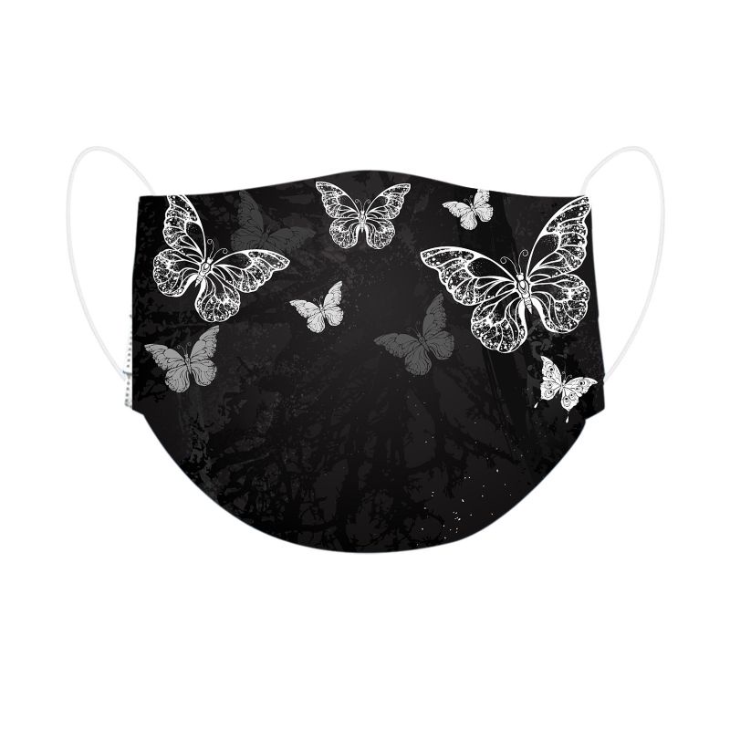 🦋美麗蝴蝶區🦋台灣現貨衝評價特惠價成人10入袋狀一次性三層口罩 印花口罩 蝴蝶口罩