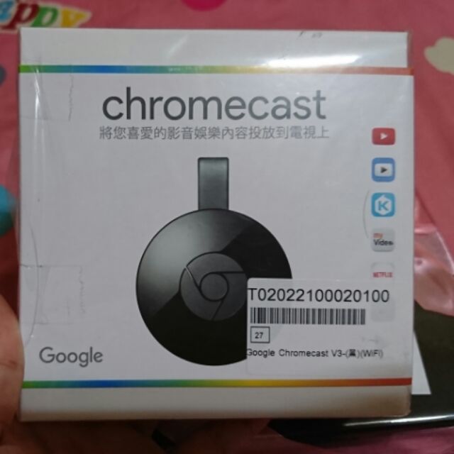 chromecast V3 2代 HDMI 媒體串流播放器