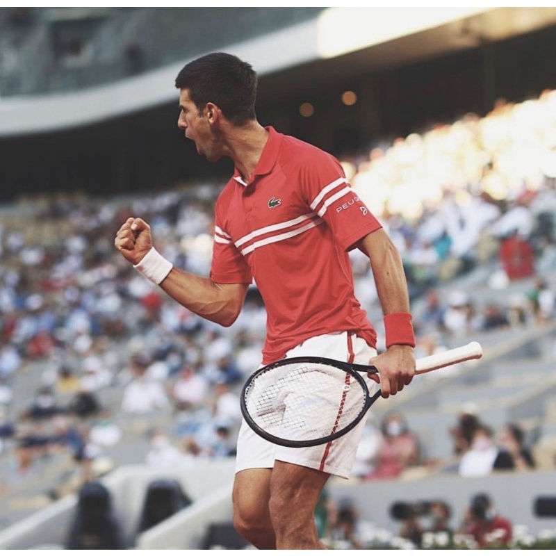 【全新】LACOSTE/喬科維奇/Novak Djokovic/2021法網/冠軍球衣/US-M號