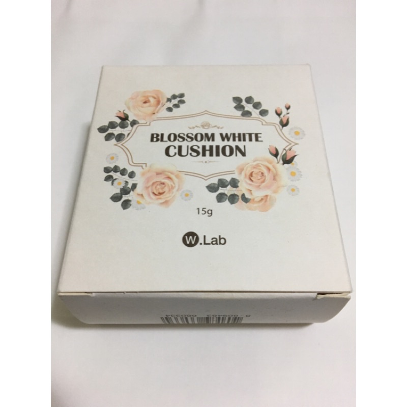 現貨 韓國正品 W.Lab Blossom WhiteCushion 櫻花玫瑰花瓣氣墊粉餅
