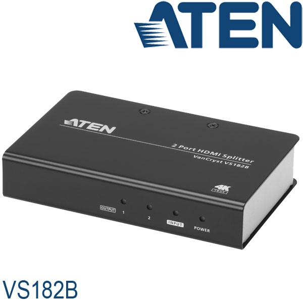 【3CTOWN】含稅 ATEN宏正 VS-182B VS182B 1進2出 2埠 True 4K HDMI 影音分配器
