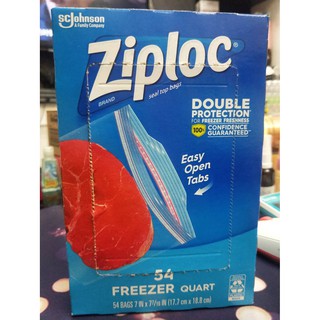 【小新代購】Costco好市多 Ziploc 雙層夾鏈冷凍保鮮袋(54入/盒)#921389