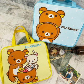 現貨📢正版📢拉拉熊 懶懶熊 便當提袋 午餐袋 兒童餐袋 環保餐具 兒童餐具 餐具袋 購物袋 資料袋 工具袋 收納袋