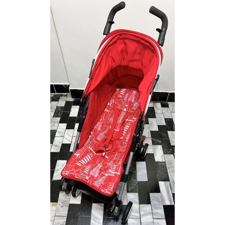 chen.chen | 二手 mothercare 嬰兒 寶寶 傘推車 折疊推車 推車 五點式安全帶 紅色 可宅配