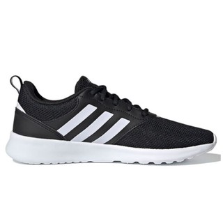 Adidas QT RACER 2.0 女款黑白色運動休閒鞋-NO.FY8320