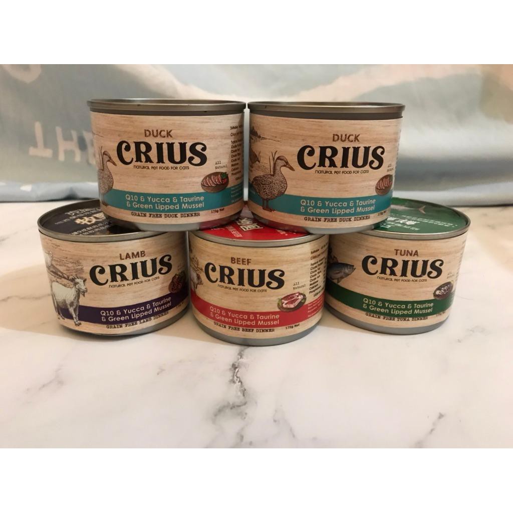 克瑞斯CERES CRIUS 紐西蘭貓用無穀主食罐 175g