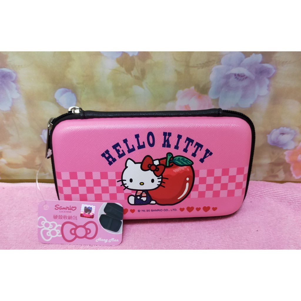 三麗鷗正版 Hello Kitty 凱蒂貓 硬殼收納包 硬殼包 收納包 小包包 行動電源收納包