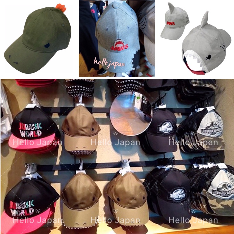 預購 日本環球影城恐龍鯊魚棒球帽帽子造型帽侏羅紀世界大白鯊 蝦皮購物