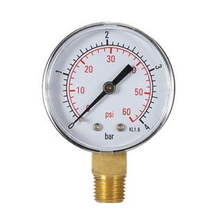 Pcf* 實用壓力表空氣壓縮機液壓壓力表 0-4bar 0-60psi