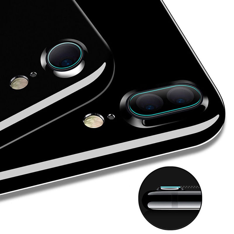 蘋果7鏡頭膜[適用於]iPhone8plus 7p后鏡頭鋼化膜8p相機手機plus全包邊8p保護圈背膜防爆防刮花攝像頭膜