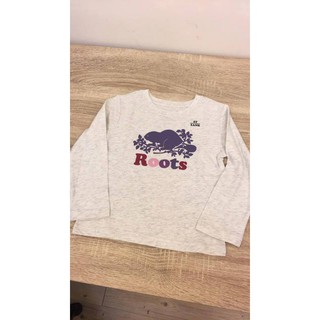 空運來台ROOTS童裝正品 女童基本款彩色LOGO薄長 2T
