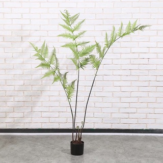 仿生植物蕨類❤️宅配免運費❤️模擬猴頭蕨 金毛狗蕨 假樹 室內中式園林系 庭院造景 裝飾綠植物 盆栽景觀植物