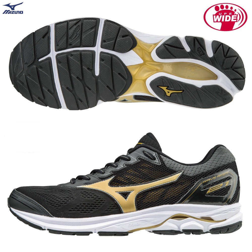 MIZUNO 美津濃 WAVE RIDER 21 中高足弓適用超寬楦4E慢跑鞋 J1GC180550 出清特價$2580