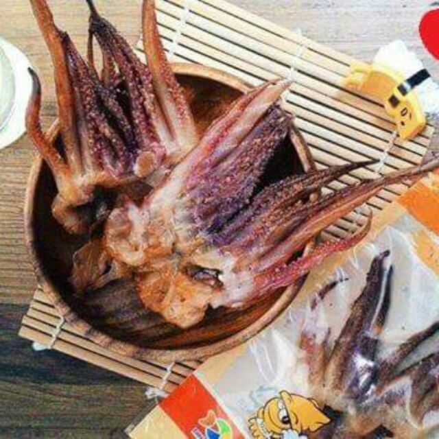 韓國 生生烤魷魚腳
