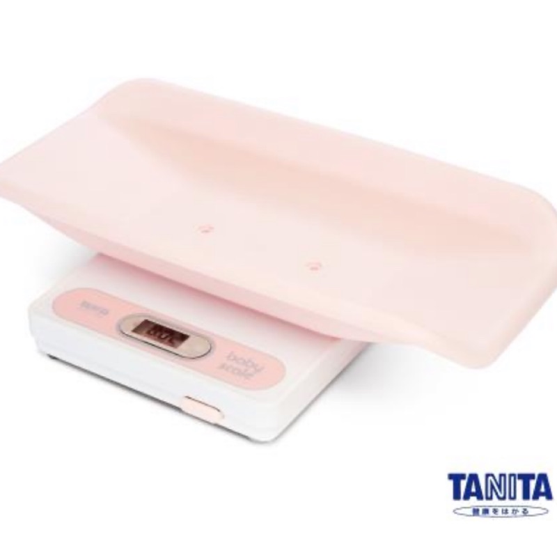 ［九成新］TANITA 嬰兒磅秤-粉紅色TT-1583